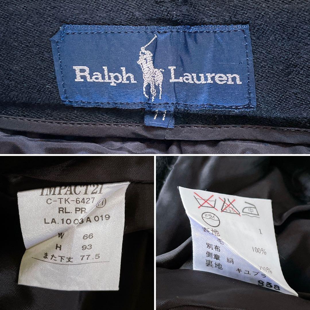 美品✨【ラルフローレン】ウールダブルジャケット サイドラインパンツ セットアップ