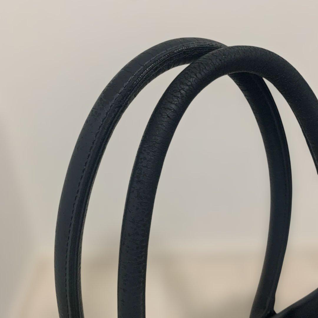 【2/1迄値引きあり】BARNEYS NYレザートートバッグ ネイビー