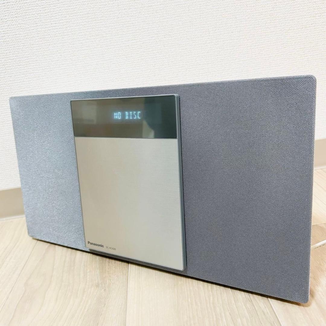 パナソニック SC-HC420-S コンパクトステレオ Bluetooth CD