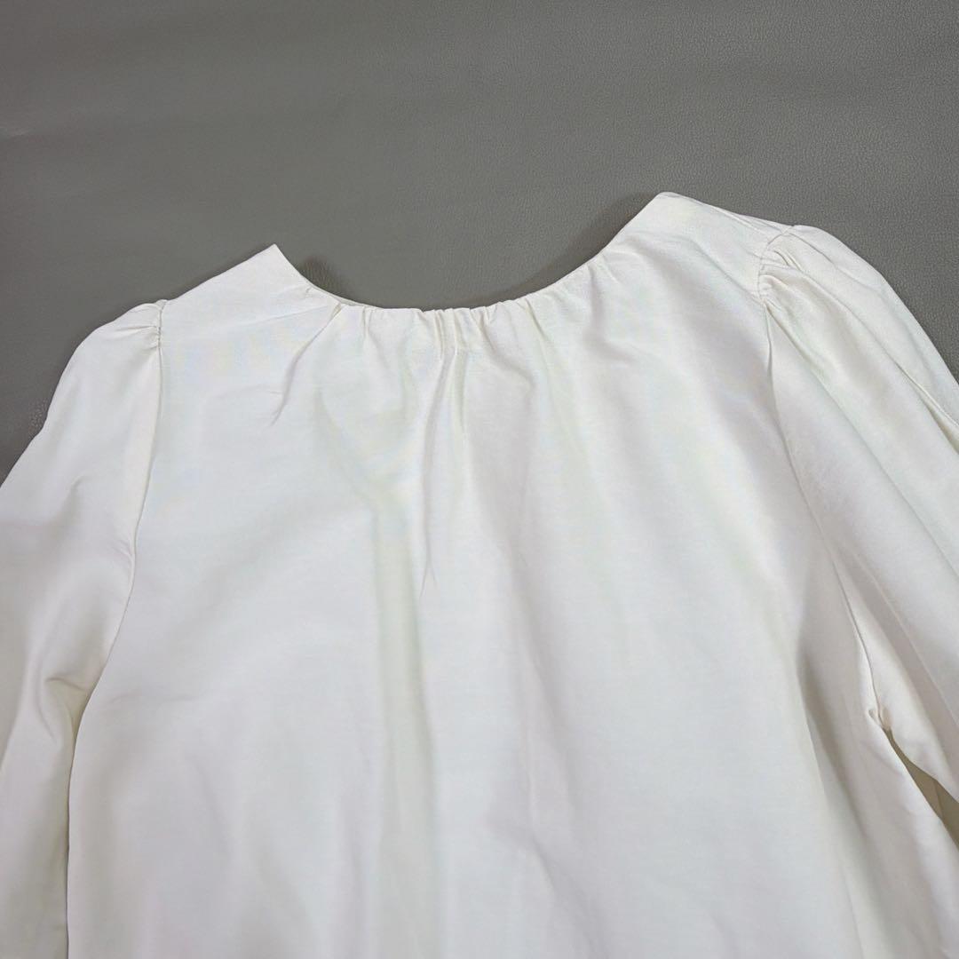 美品 CELERIセルリ PUFF ブラウス　ボリューム袖　アイボリー