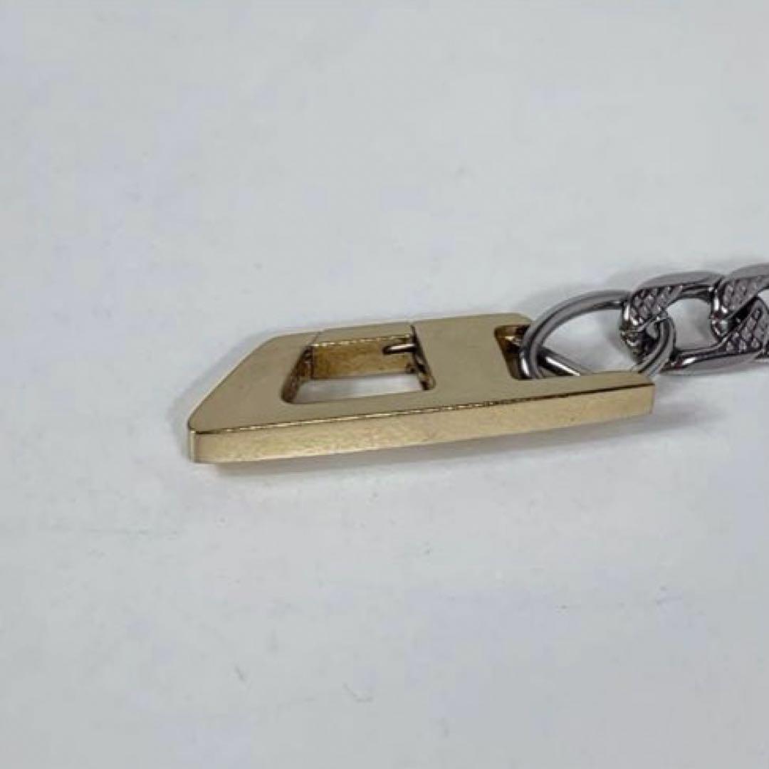 DEISEL ディーゼル　Dロゴネックレス　DX1343 スチール