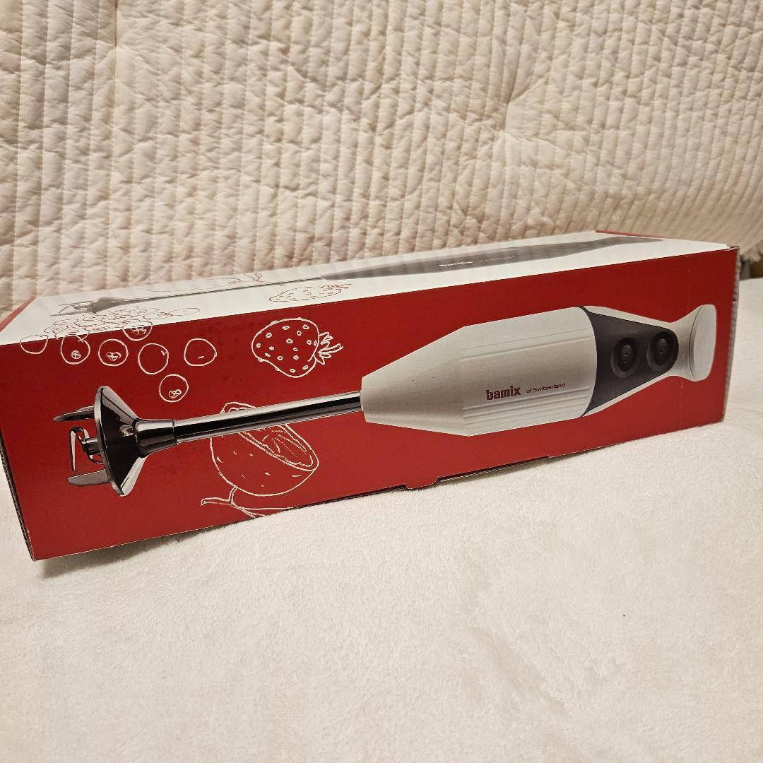 【新品未使用】bamix ハンドブレンダー ホワイト