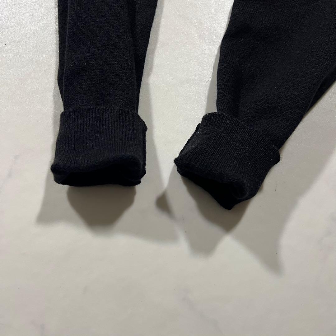 エルメス マルジェラ期 カシミヤ100% ニット スコットランド製 黒ハイネック