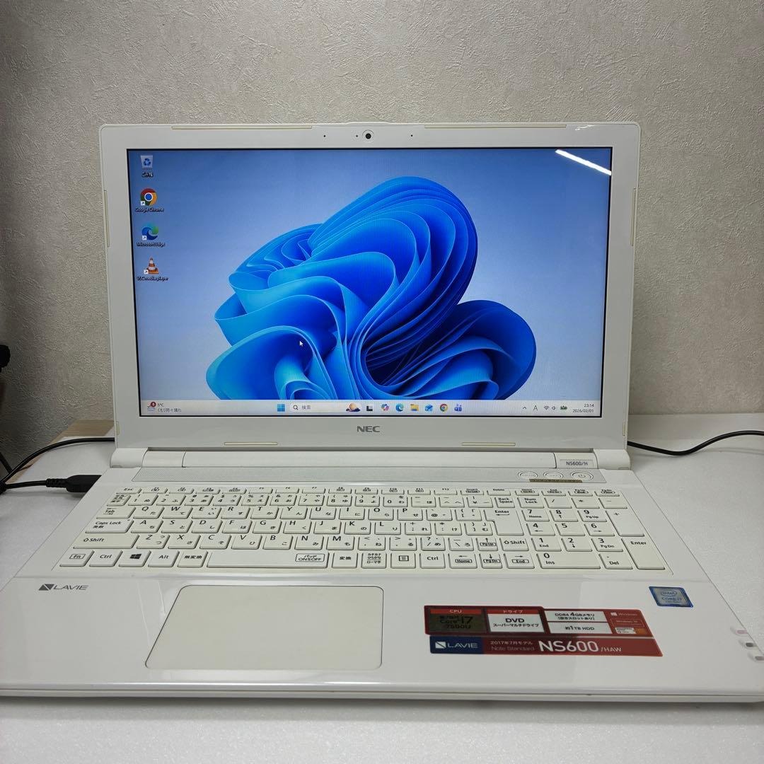 NEC LAVIE NS600 i7 8GB 256GB Office 整備済み
