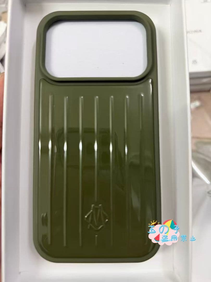 RIMOWAiPhone 17 Proオリーブグリーン ケースワイヤレス充電対応