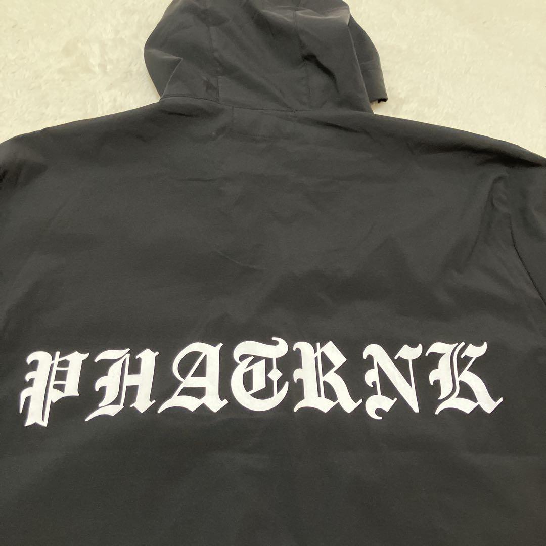⭐︎極美品⭐︎⭐︎人気デザイン⭐︎PHATRNK ナイロンジャケット　ロゴ　フード