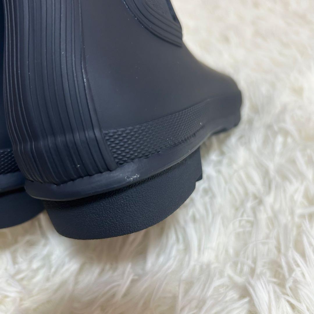 【未使用】HUNTER ハンター サイドゴア チェルシー レインブーツ ネイビー