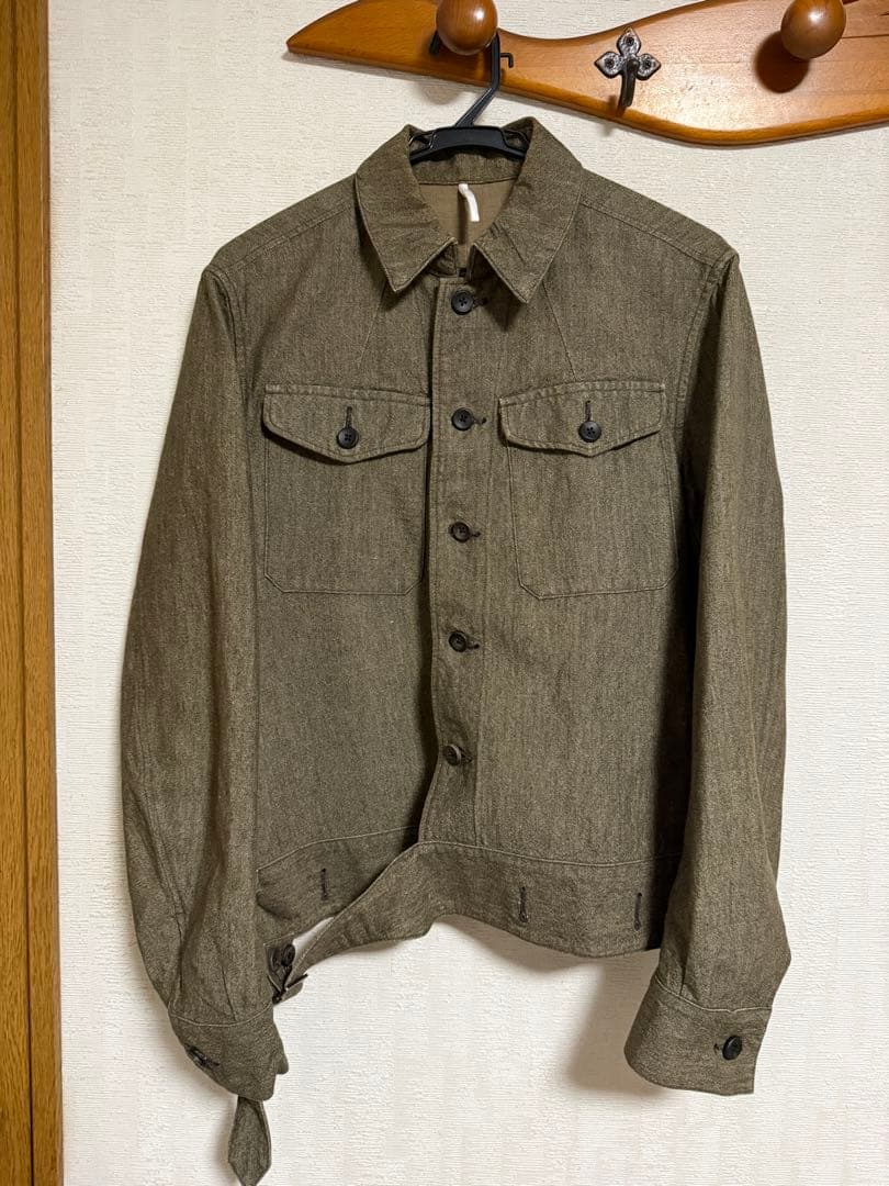 【サイズ7裾上済】sus-sous overall setups ブラウン