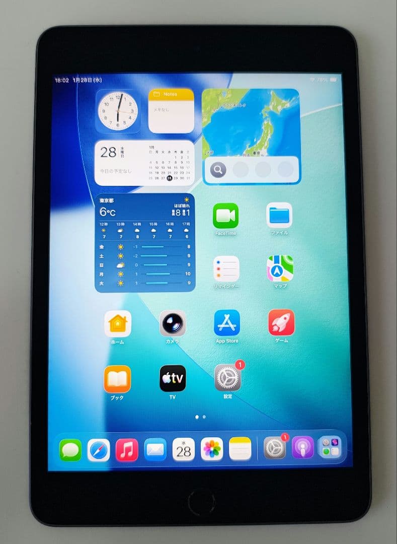 バッテリー95%【iPad mini 5世代 64GB WiFi】充放電163回