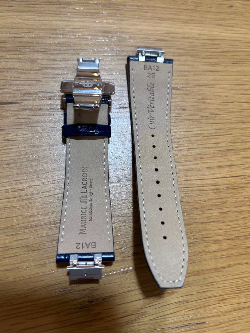 Maurice Lacroix AIKON42mm用レザーストラップ