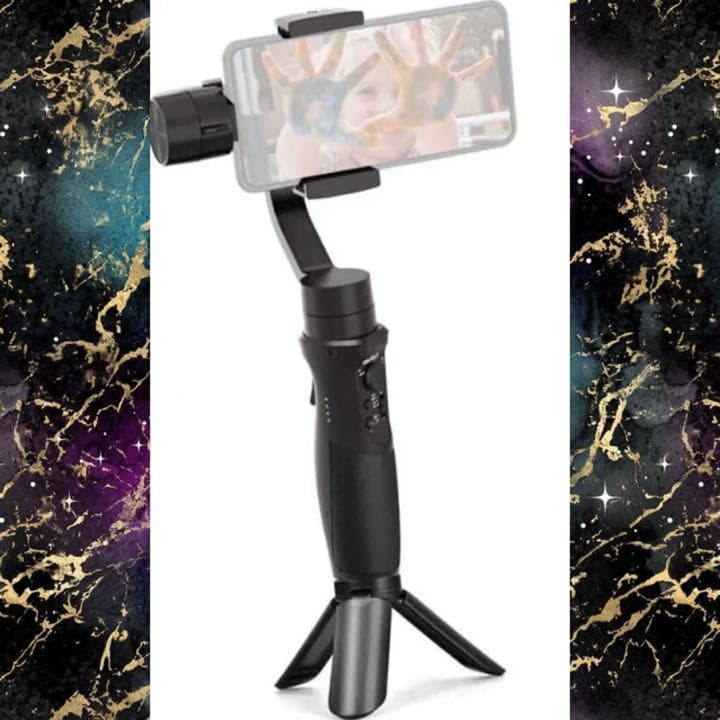 躍動感溢れるプロ級の動画撮影が自由自在♪❤高性能❣3軸バンジルスタビライザー