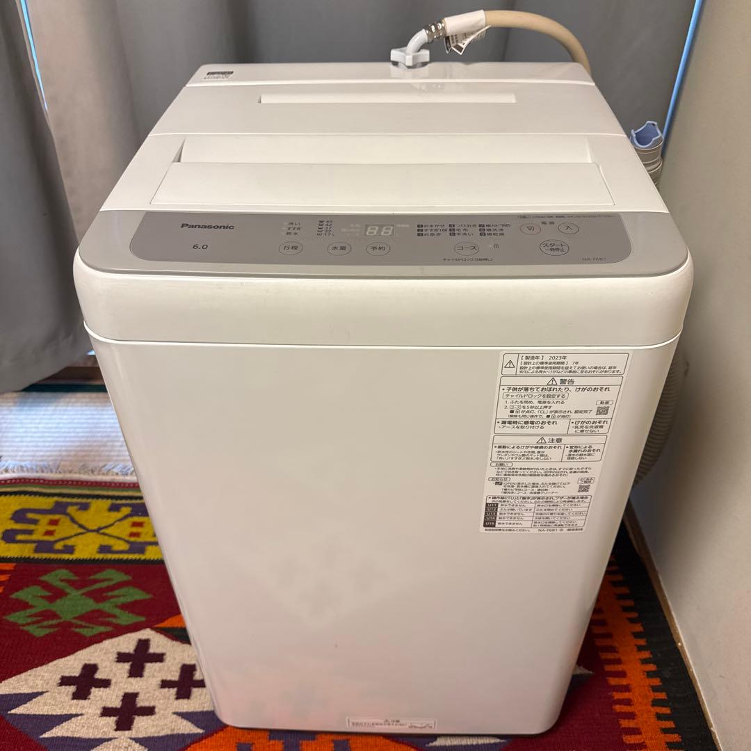 Panasonic 洗濯機 6kg NA-F6B1 2023年製 パナソニック