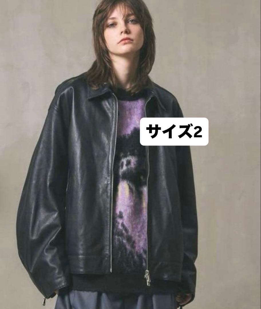 メゾンスペシャル シングルレザージャケット XL