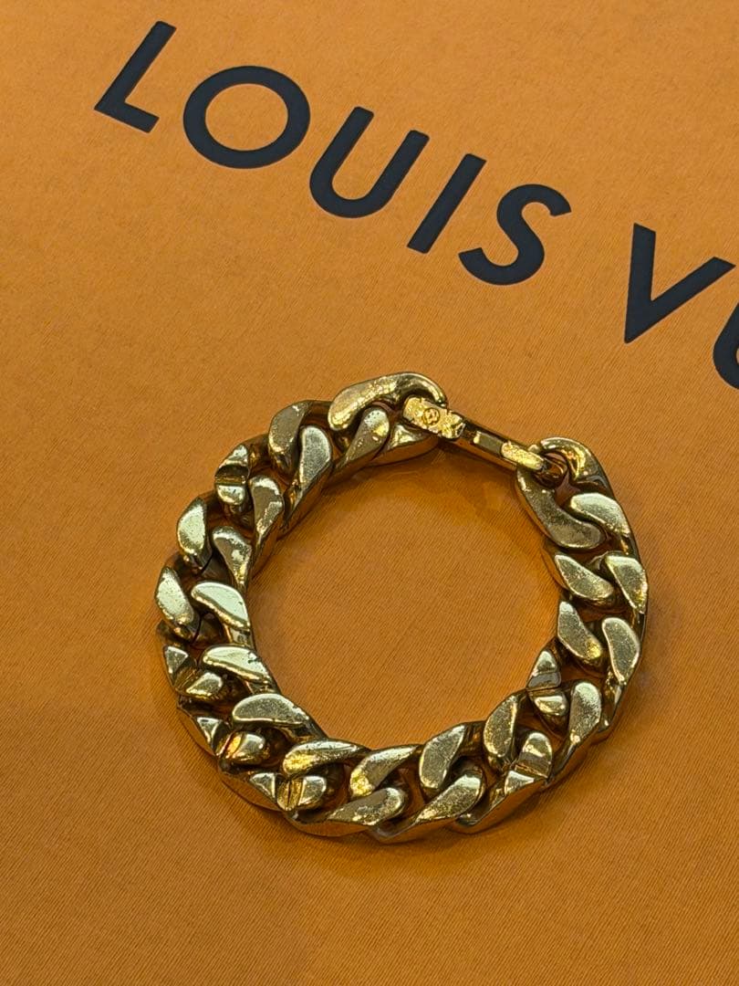 ア*ぞ様 LOUIS VUITTON ブラスレ・チェーンリンクス ゴールド M0