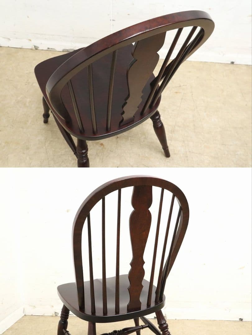 展示品！【北海道民芸家具】HM266・ウィンザーチェア①◆樺材・椅子