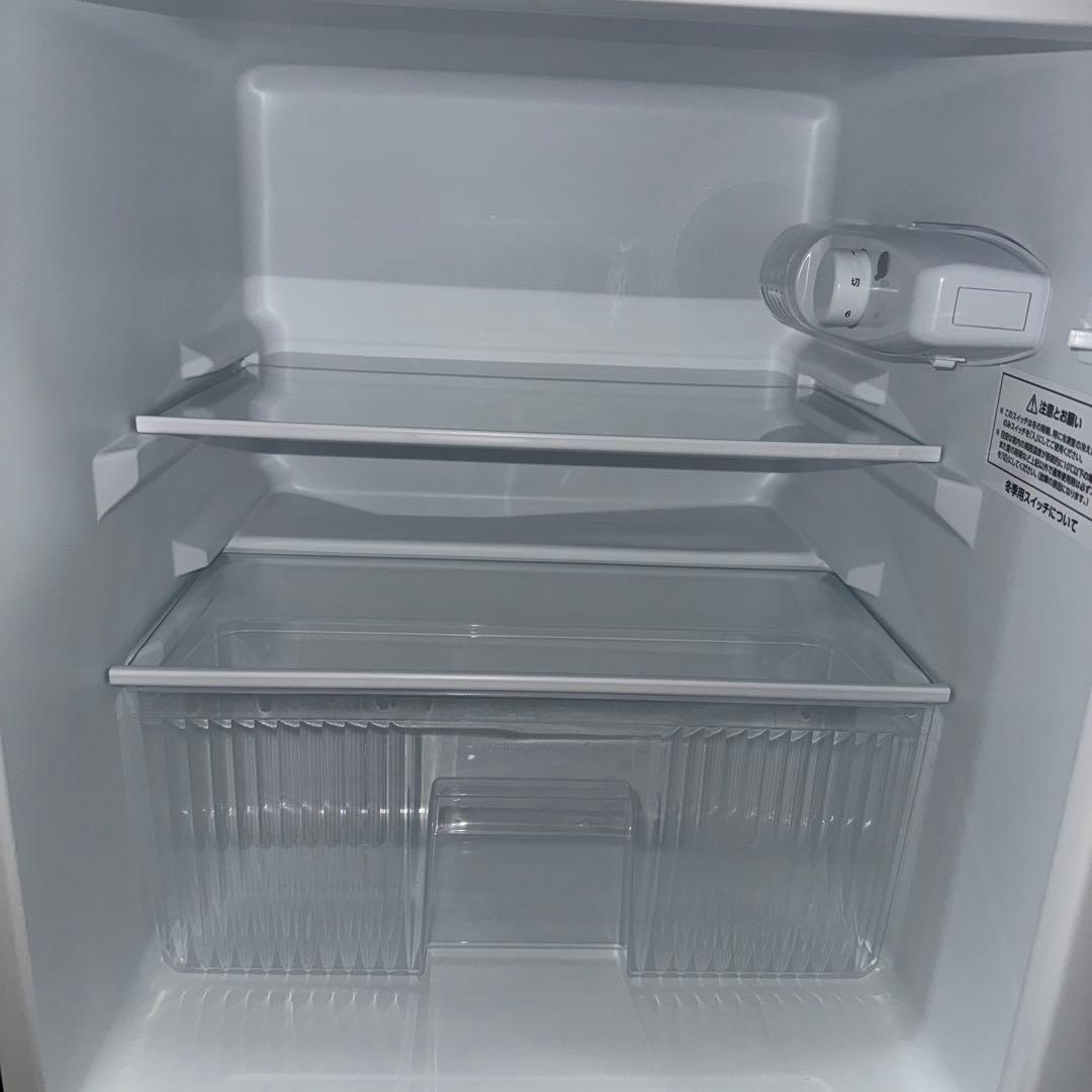 2023年製　コンフィー　2ドア　90L 冷蔵庫　ブラック　一人暮らし