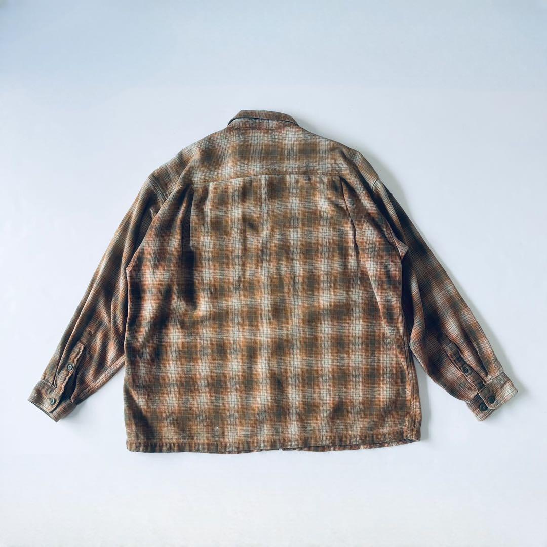 セ*イ様 【希少】パタゴニア オンブレチェックヘビーフランネルシャツ