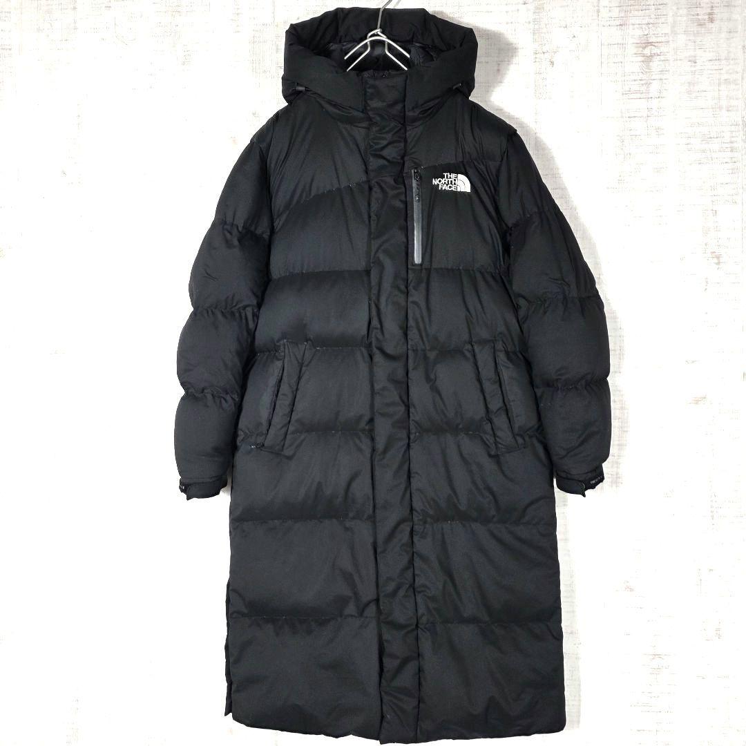大人気 希少Lサイズ✨️ノースフェイス ロングダウンコート ベンチコート 黒
