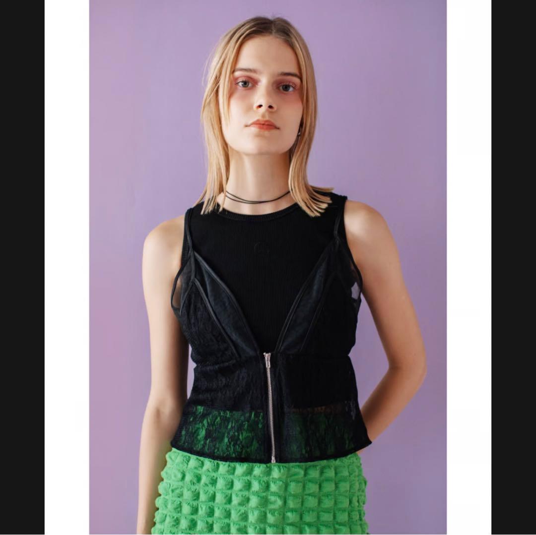 もと※プロフ必読 様★専用　WCJレースキャミソール(ブラック)