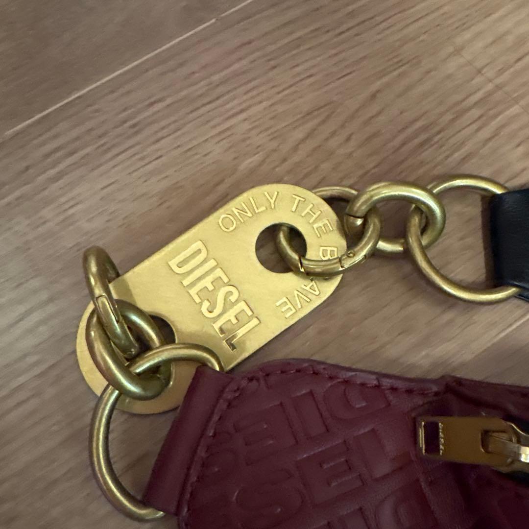 DIESEL バーガンディ ショルダーバッグ