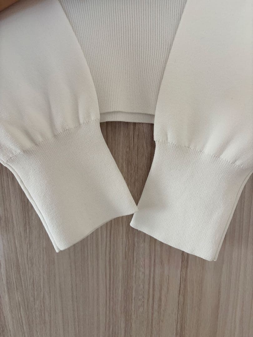 2025SS ESTNATION フリルネックニット 美品