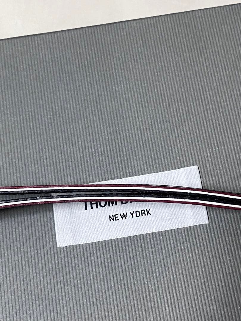 thom browne レザー　ストラップ　キーチェーン　キーホルダー