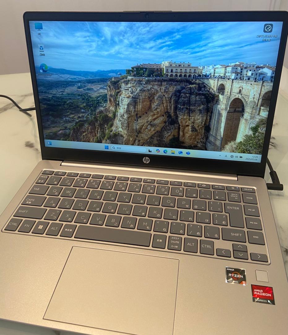 HP ノートPC AMD Ryzen ナチュラルシルバー 14インチワイド