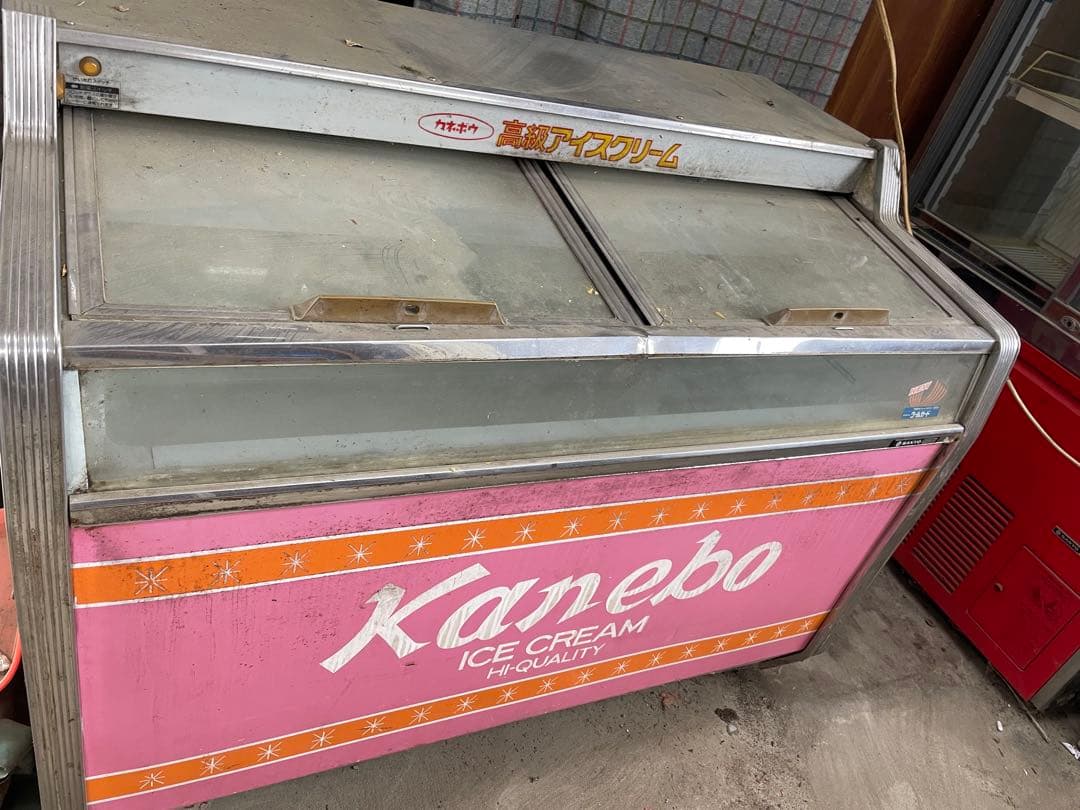 メルカリ家財便送料12000円込アイス冷凍庫　Kaneboアイスクリーム　業務用