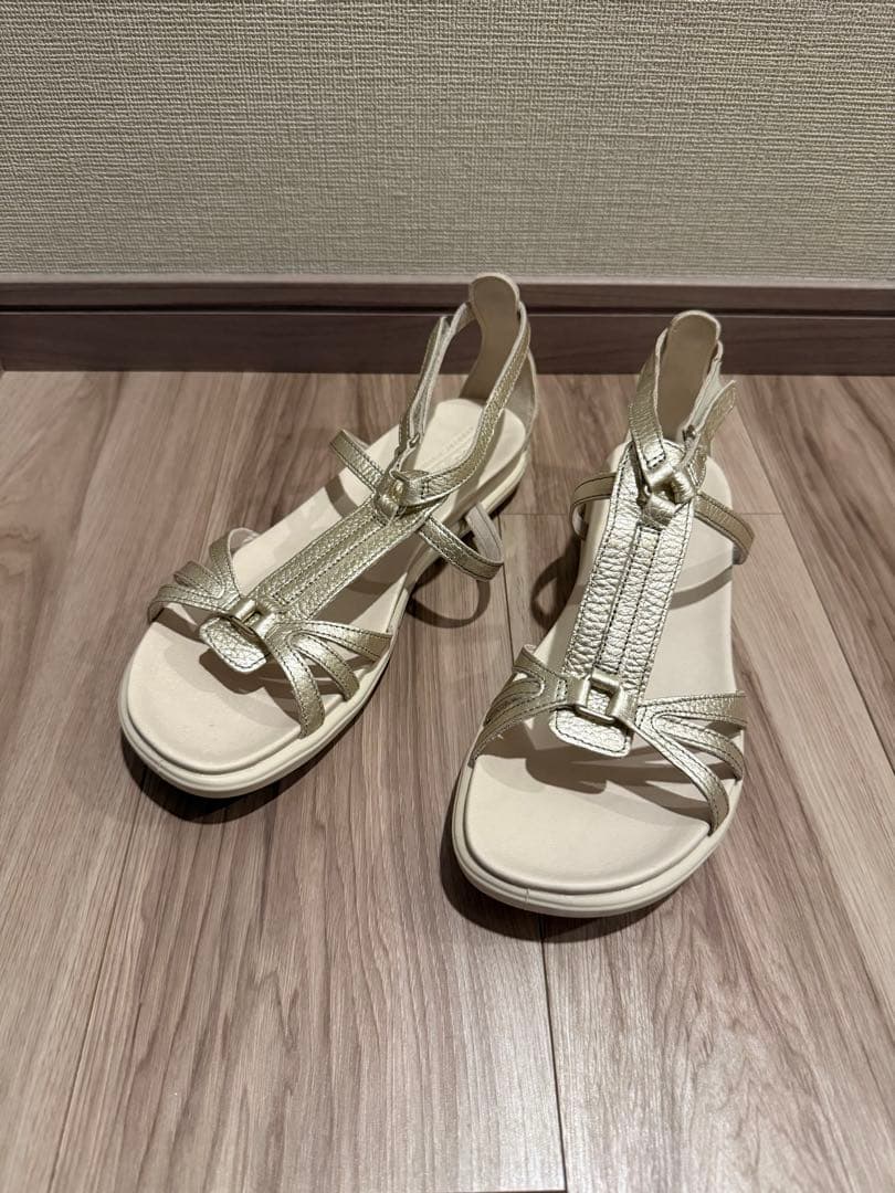 サンダルサンダル エコー サンダル フラット サンダル レディース 24.5