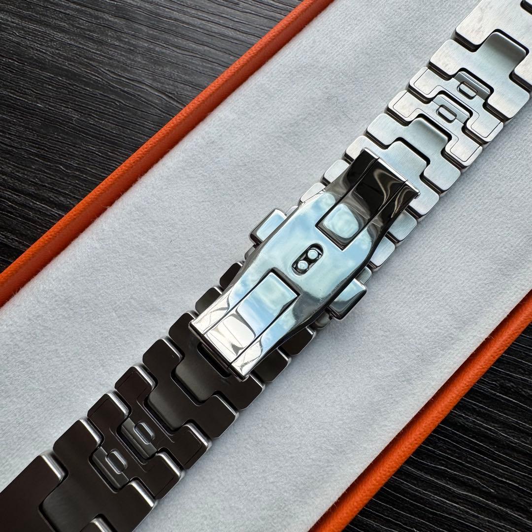 2655 Apple Watch エルメス　グランH ステンレスシルバー　バンド