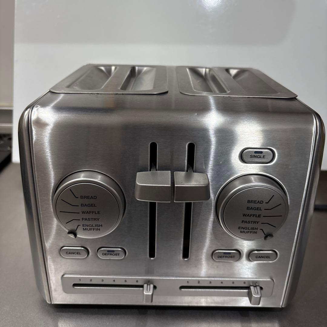 クイジナート Cuisinart 4スライス メタルトースター ステンレス