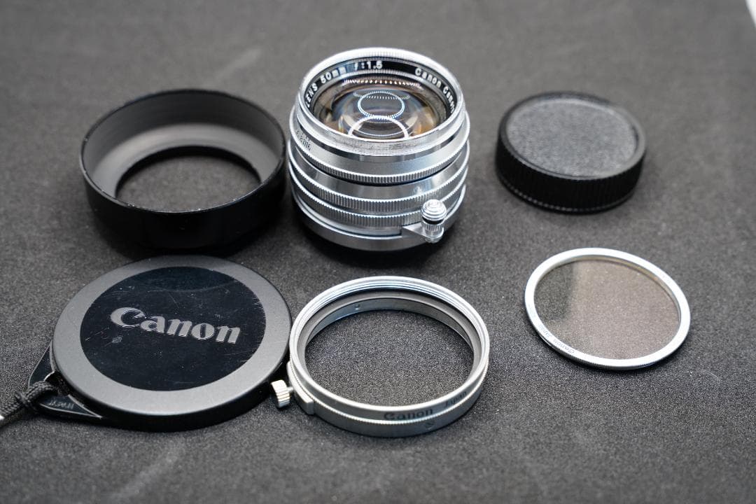 キヤノン50mmf１.5　L39　OH済み