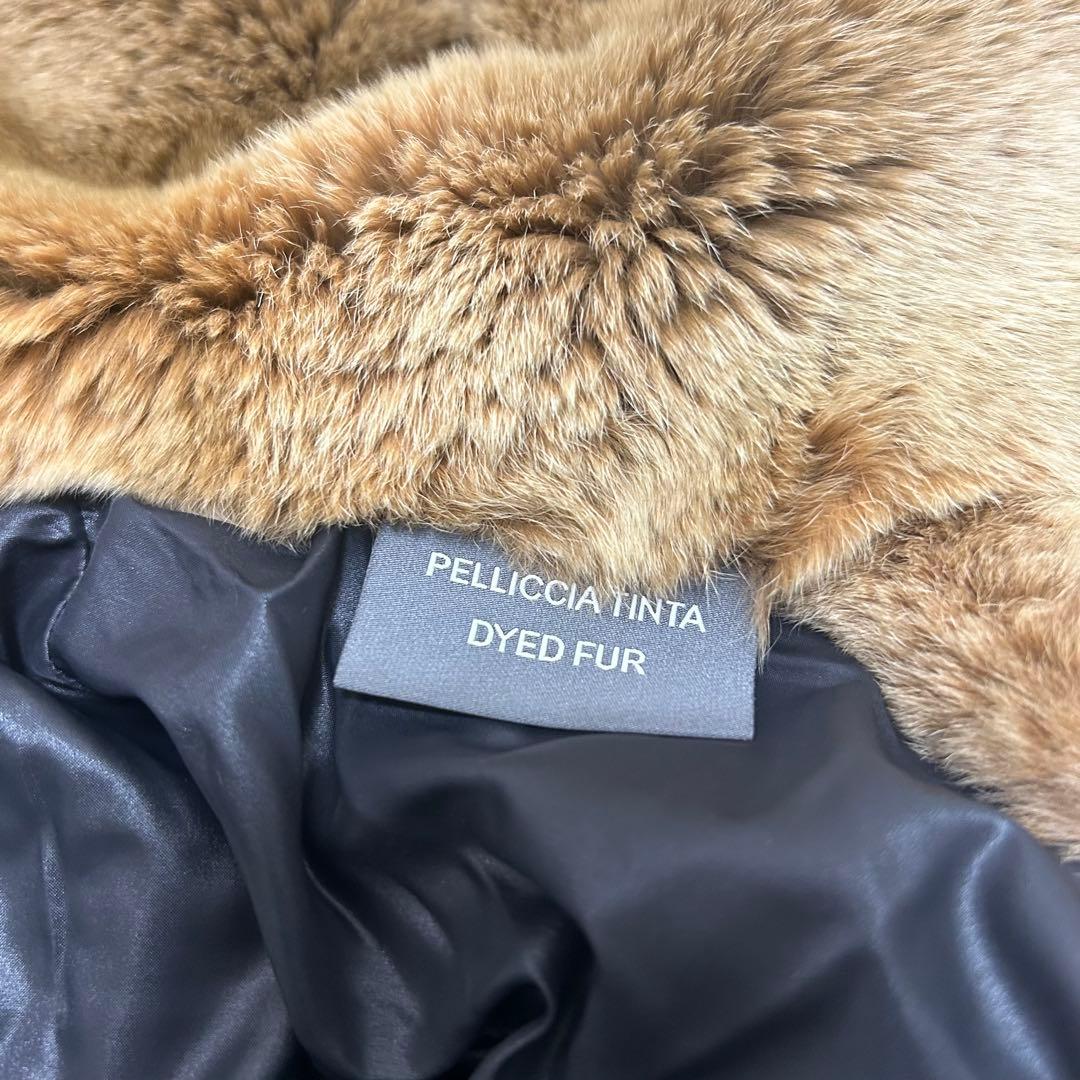 【美品】デュベティカ カリス ダウンコート 44サイズ ラビットファー ブラック