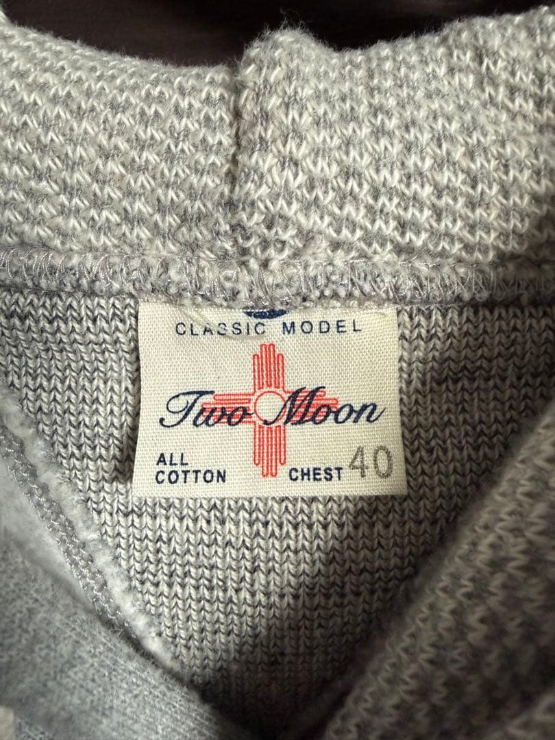 TWO MOON トゥームーン パーカー 両V丸胴スウェットパーカー 92023