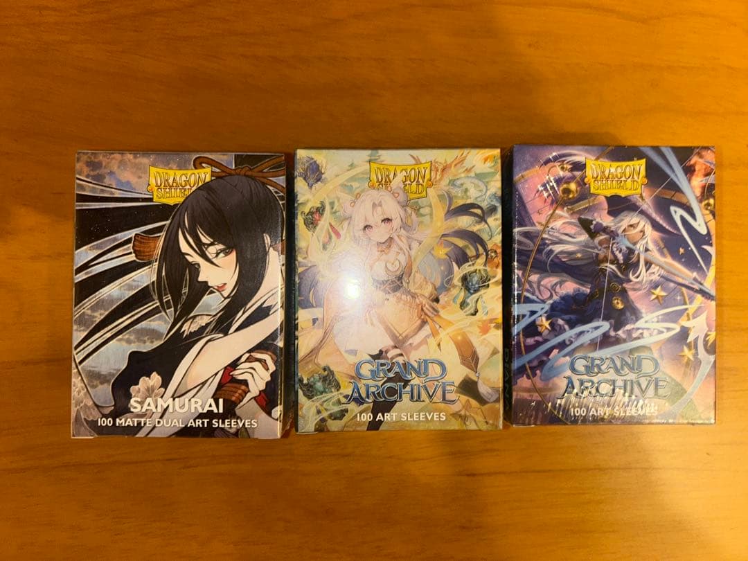 ドラゴンシールド　サムライ　グランドアーカイブ2種　新品未開封まとめ