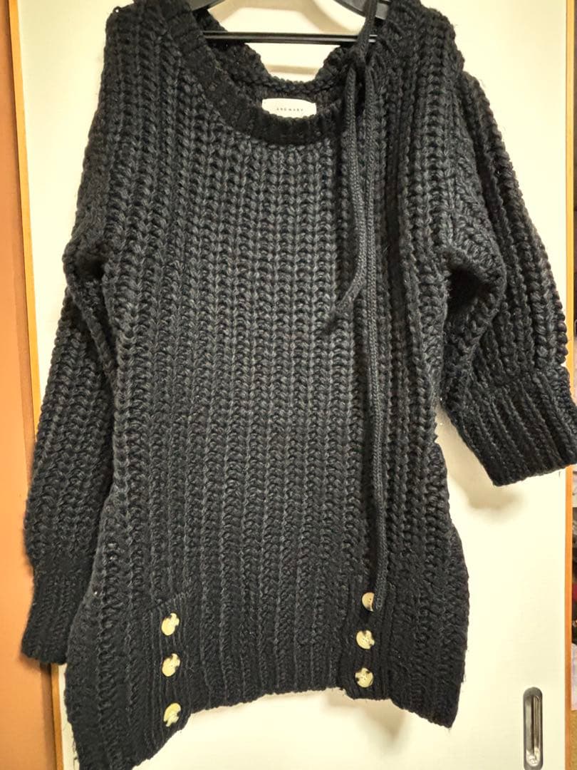 【試着のみ正規品】ANDMARY ミアリボンニットドレス