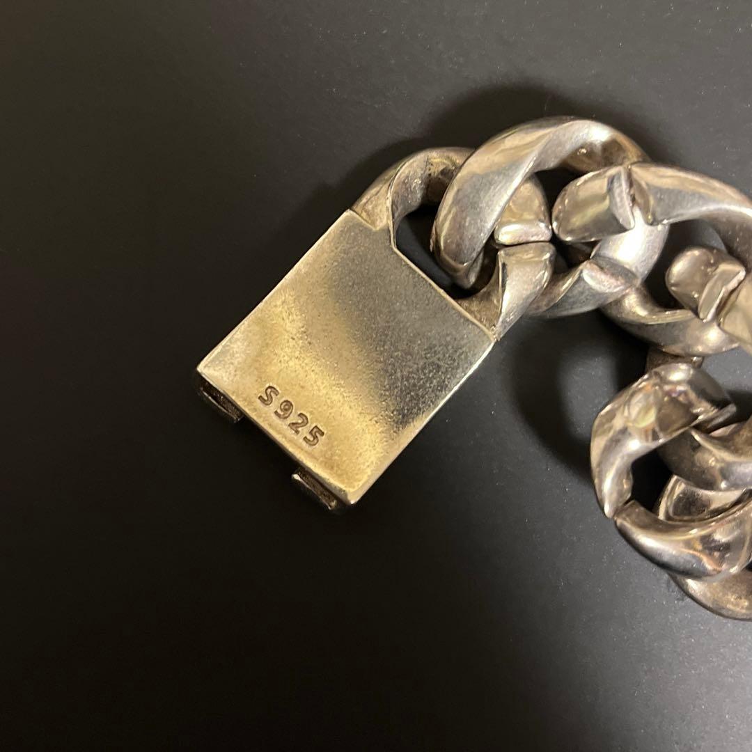 シルバー925 ブレスレット　極太　喜平　ヴィンテージ