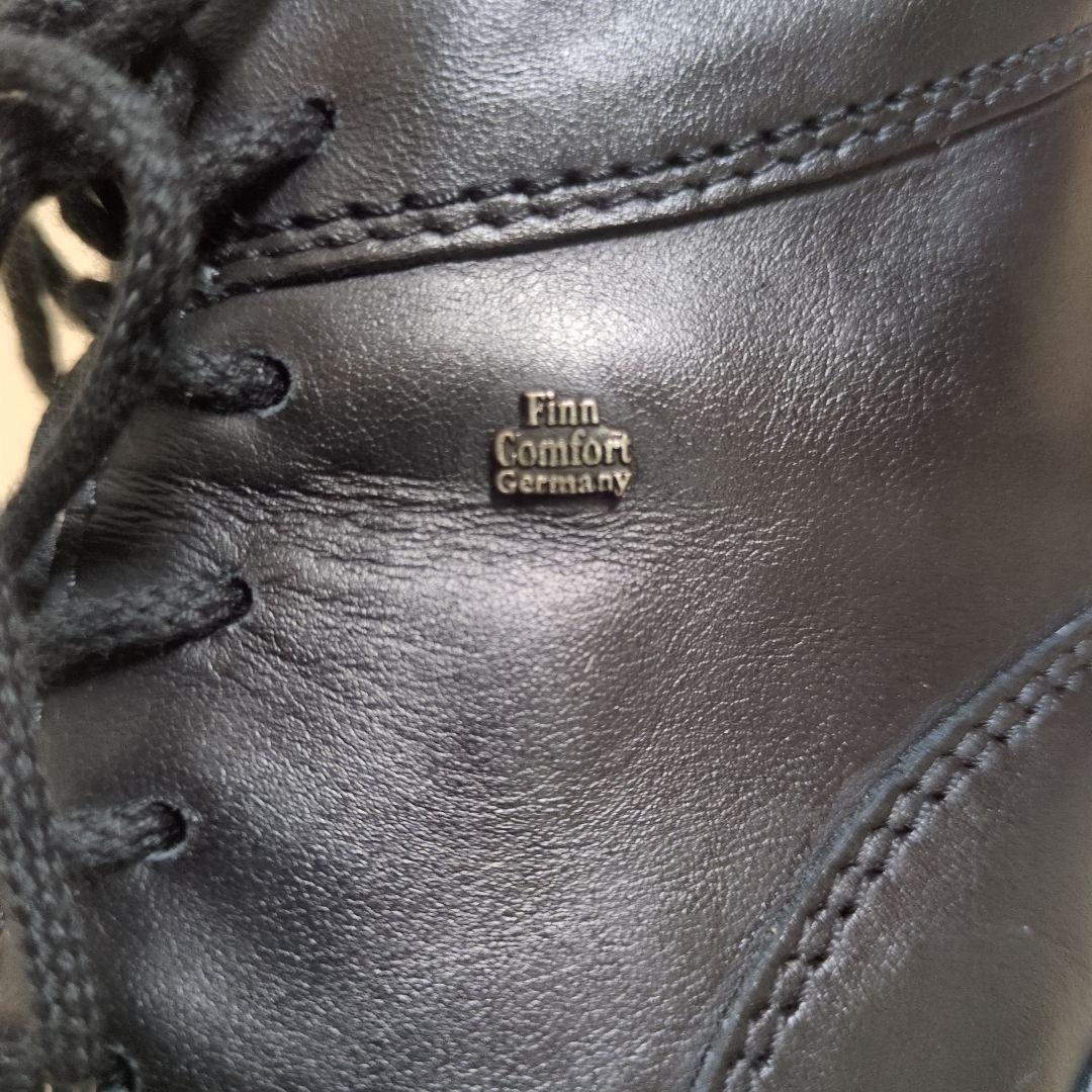 美品 フィンコンフォート ドイツ サイドジップ アンクルブーツ 23.5