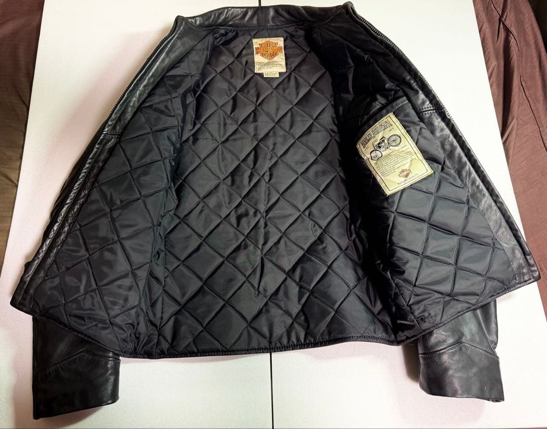 Vintage ハーレーダビッドソン　シングルライダースジャケット　サイズ38