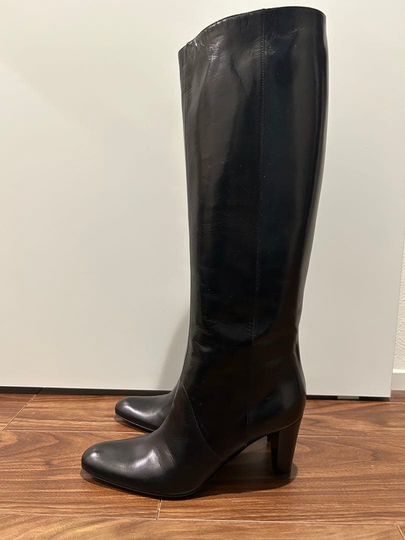 BRUNOMAGLI ブルーノマリ ロングブーツ36 ブラック イタリア製