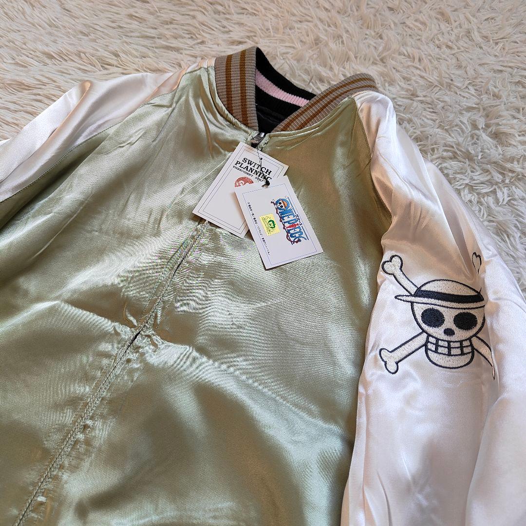 ONE PIECE　ナミ・ロビン 総刺繍 リバーシブル スカジャン　サイズXL
