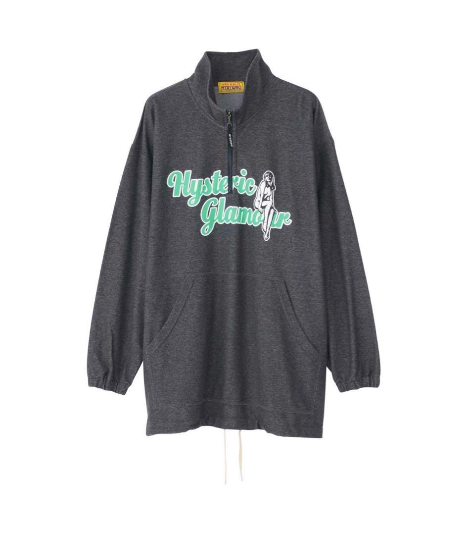 HYSTERIC GLAMOUR プルオーバー ハーフジップ ZIP 012