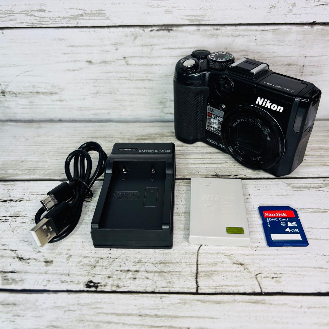 【動作良好】Nikon デジタルカメラCOOLPIX P6000 ブラック