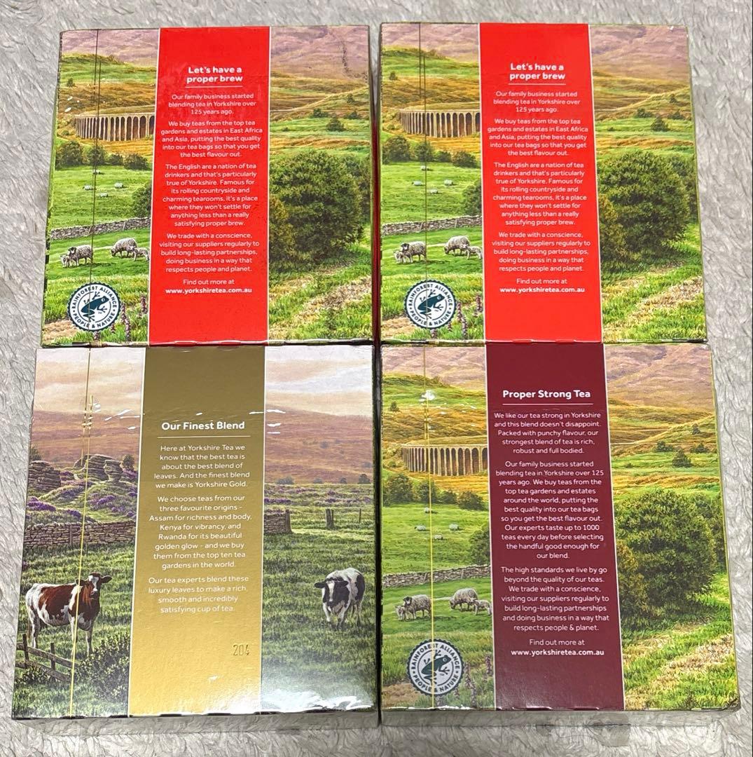 ヨークシャーティー 100バッグ×4箱