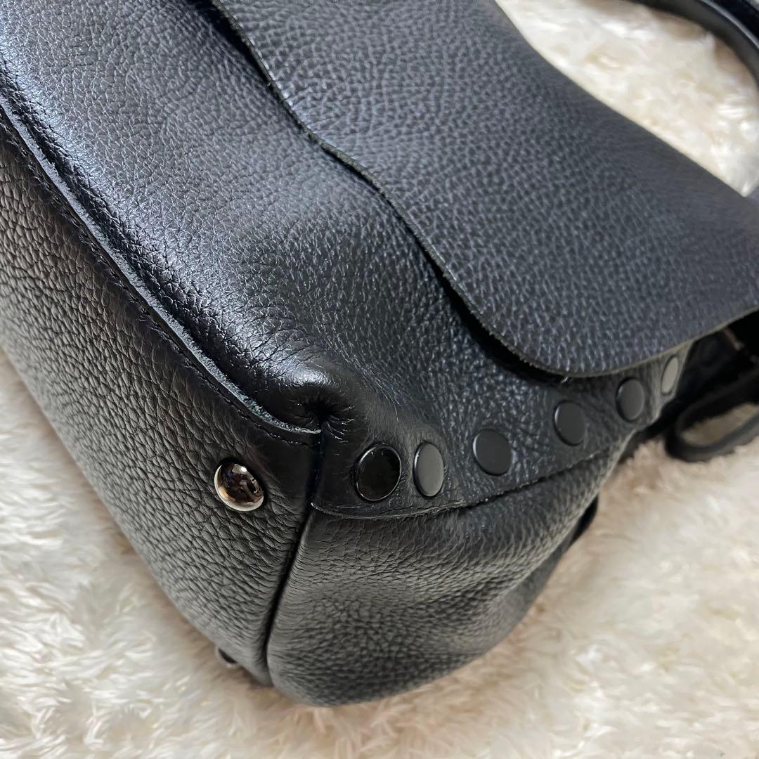 マンゴー様ザネラート　ポスティーナ M カシミアプーラ　ショルダーバッグ