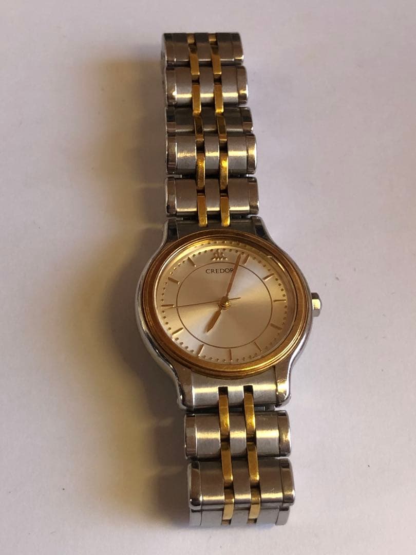 SEIKOクレドール高級！K18レディース腕時計