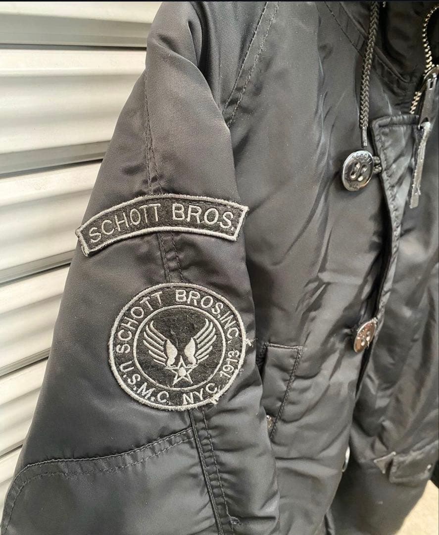 専用 Schott n3b ダウンアウター ミリタリー