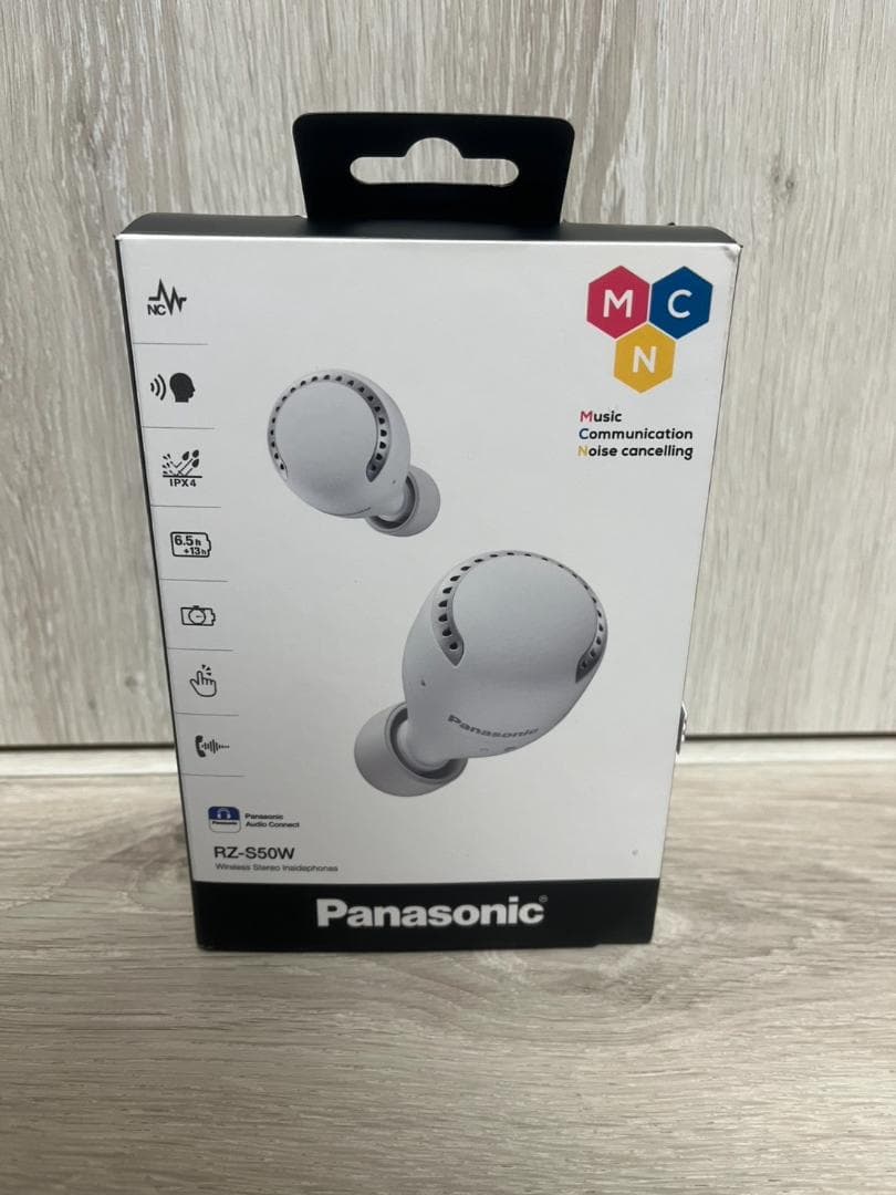 【外箱/取説痛み有】Panasonic RZ-S50W ワイヤレスイヤフォン