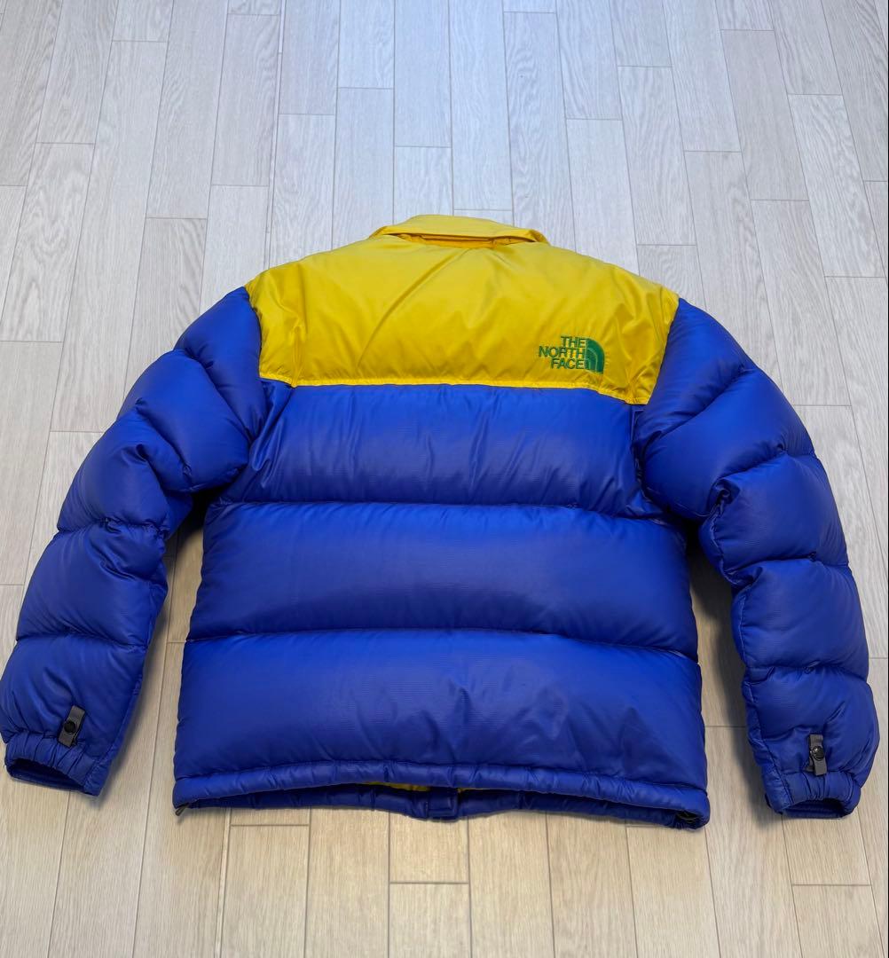 値下げ！THE NORTH FACE ダウンジャケット 青/黄