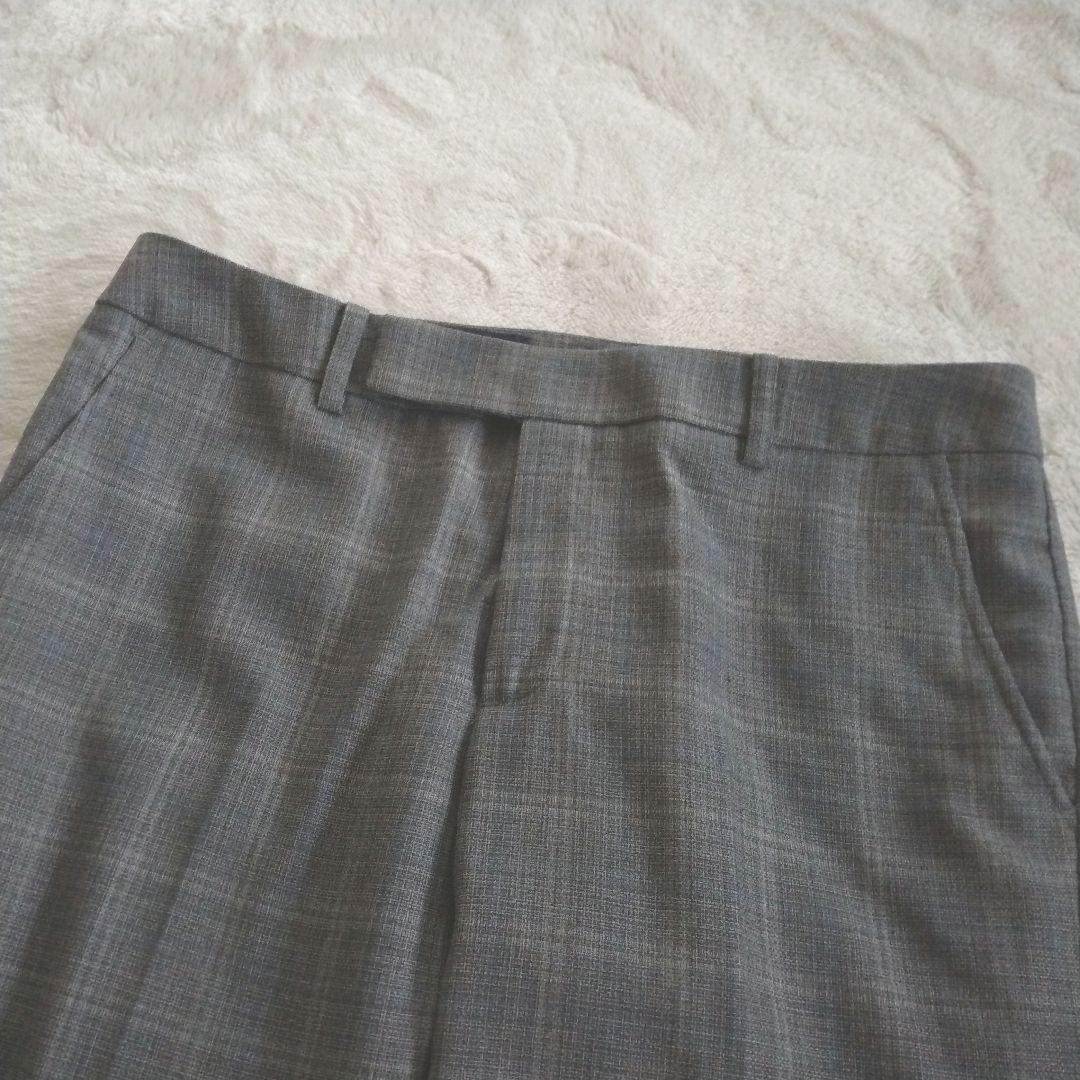 【REDA スーツカンパニー】大きいサイズ 42　チェック パンツ スーツ 1B